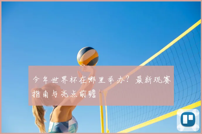 今年世界杯在哪里举办？最新观赛指南与亮点前瞻
